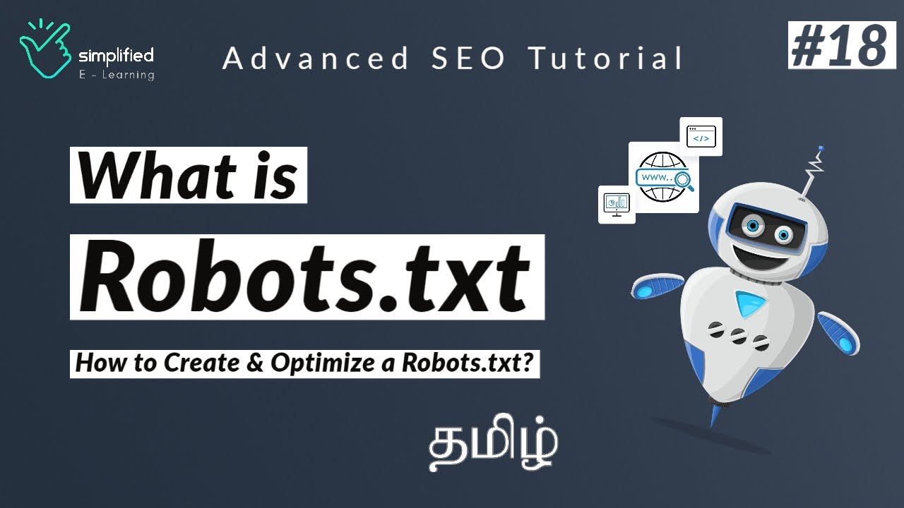 What is Robots.txt | How to Create Robots.txt File ? | Seo Tutorial For Beginners in Tamil | #18