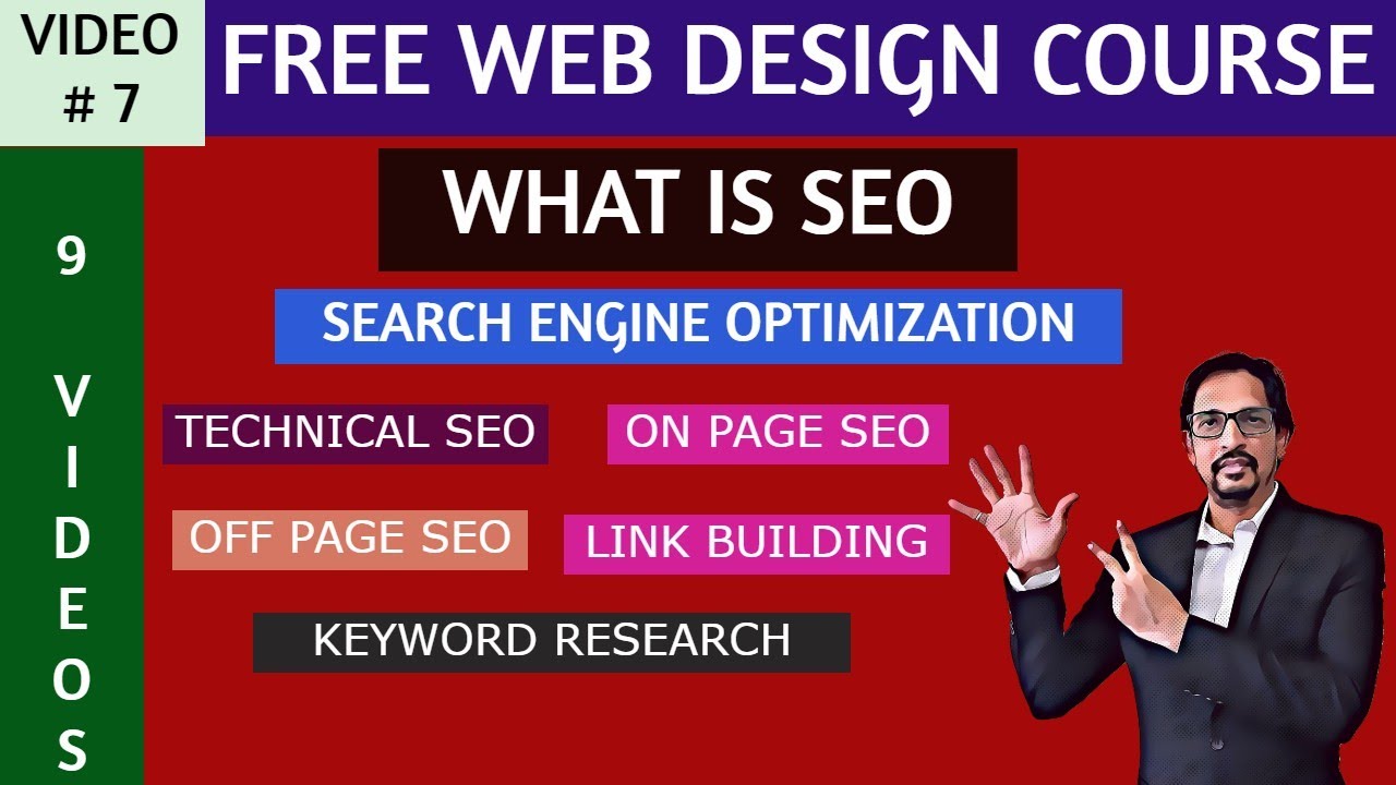 What is SEO - Search Engine Optimization | Free Web Design Course - Video 7