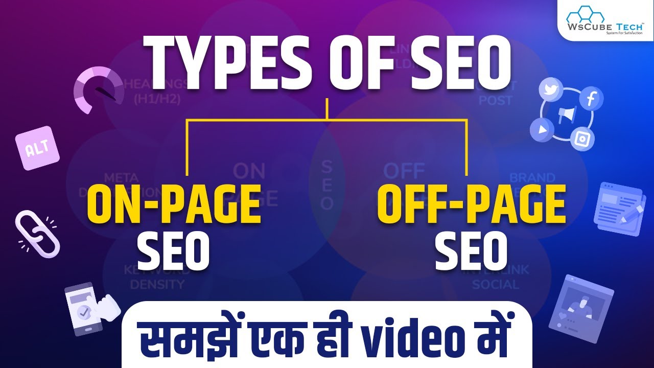 On-Page vs. Off-Page SEO: What’s the Difference? - Types of SEO